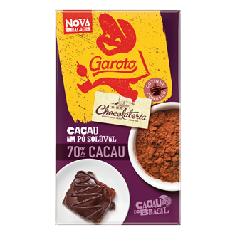 GAROTO Chocolate em Po 70% 20 x 200g